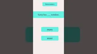 Determiners (part 1) | #quicktest | #shorts | #BasicEnglish