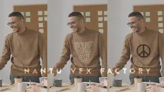 Add logo to your t-shirt | Mocha Mesh tracking | Nanthu vfx factory 