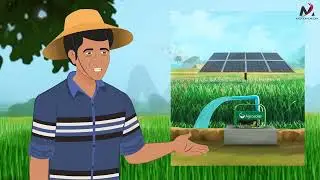 Agros | Farmer Character Animation video for agricultural field | Solar Pump | Motion Media
