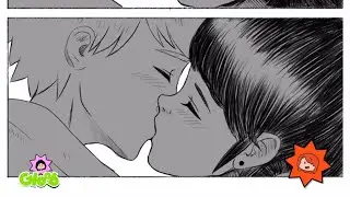 Marinette and Adrien finally kiss… in comic book form (cringe)