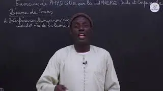 Exercises - Terminale S - PC: Course summary / Physics on light: Wave and Corpuscle
