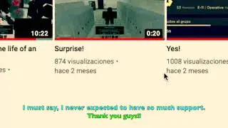 We hitted 100 subs