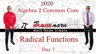 2020  Unit 2  Day 7 NOTES   Radical Functions Alg 2 Common Core