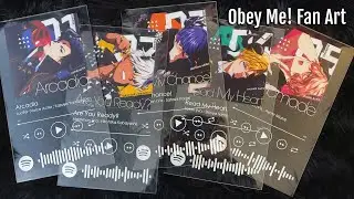 Making Music Acrylic Plaques | Obey Me! Character Songs