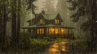 Fall Asleep With The Soothing Sounds Of Rain And Thunder, Reduce Stress with Rain Sound, White Noise