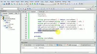 03 Lect C++ Getter and Setter in Codeblock