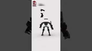 LEGO NOMED Satisfying Building Animation #shorts #lego #crixbrix #moc