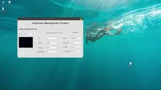 C#  Project (Employee Management System ) with  MYSQL Database by using qr code