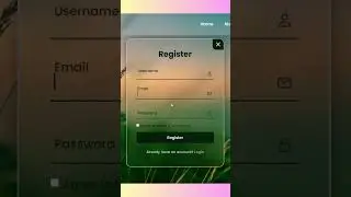 How To Create a Login and Register Page using HTML, CSS, and JavaScript  