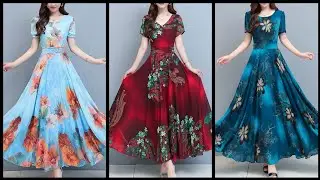 Gorgeous Fabulous And Elegant Designer Women's Printed Maxi Dresses @huyenthoaiarena