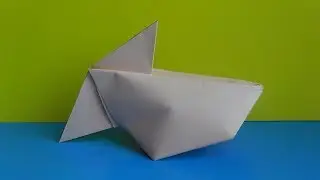 Оригами рыба  Как сделать надувную рыбу из бумаги Origami fish