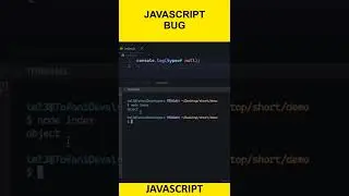 JAVASCRIPT UNIQUE BUG 🤔 