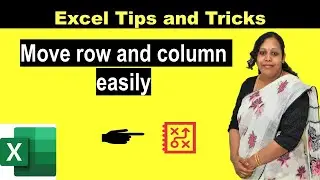 How to move rows and columns without inserting and deleting a row or column