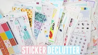 Planner Sticker Decluttering!