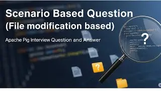 Apache Pig Interview Question and Answer - Scenario Based Question (File modification based)