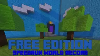 Minecraft Free Edition Speedrun (World Record)