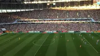 Атмосфера на стадионе в Саранске