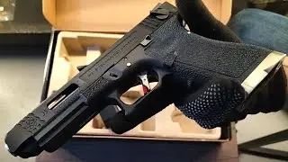 WE Glock 35 Force Series (All Black) Semi and Full Automatic. Unit of Sir Charlie. 