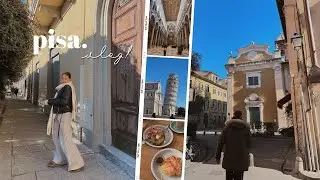 12 HOURS IN PISA VLOG! Leaning Tower, Places To Eat & A Cute Airbnb | Em & Brad