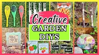 Unique DIY Plant Markers For Your Garden