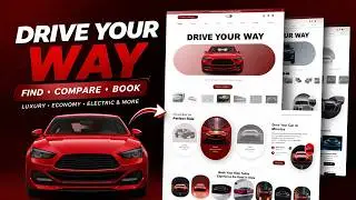 Car Booking website Using HTML CSS & JavaScript | Demo Video | 