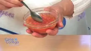 How to prepare the tomato for pan tumaca or bread with tomato