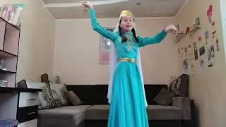 Классический Крымско Татарский танец Эмир Джелял Танцует Лялина Милена Сакский район с  Каменоломня