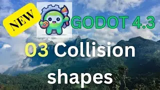 How to make a 2D Godot game - 03 Collision shapes #tutorial
