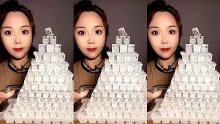 HARD ICE EATING / ICE CUBE EATING. ICE EATING