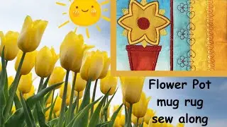 DIY: Make a Charming Flower Mug Rug for Your Coffee Cup