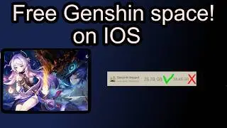 How to Trim Genshin download size on iOS! (save 10gb)
