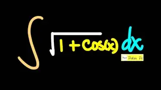 Integral of sqrt(1+cos(x))