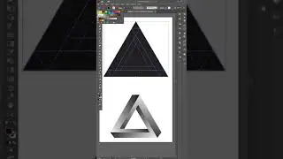Impossible Triangle Design In Illustrator |Triangle Logo Design 