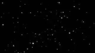 Video footage effect  Glitter, blinking asterisk