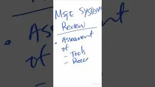 Monitoring and Evaluation Systems Review, what is it