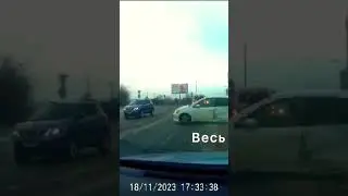 Момент страшного ДТП попал на видео.Джип не вошел в поворот и протаранил встречный автомобиль 🚗