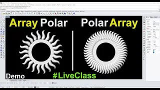 Array Polar Command | Array polar/Polar array का उपयोग कैसे करें सीखें #careerpointcreation