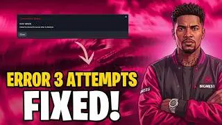 HOW TO RESOLVE THE “CONNECTION FAILED AFTER 3 ATTEMPTS” ERROR ✅