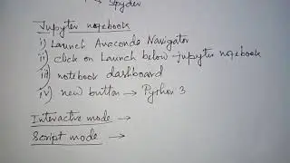 Anaconda || creating python code || how to use anaconda