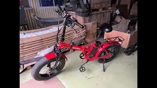 Завершение ремонта складного фэтбайка.