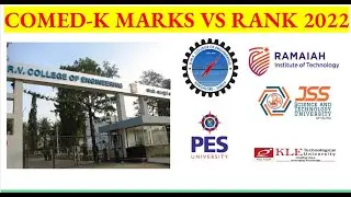 comedk marks vs rank | comedk 2022 marks vs rank