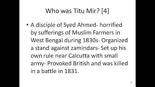 Who was Titu Mir?