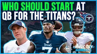 Who should start at QB for the Titans in Week 8 + Ravens recap | Music City Audible Podcast