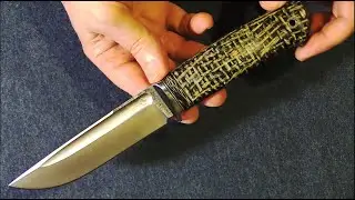 Fuller 398 b.2 - кастомный нож от Геннадия Дедюхина со сталью М398,распаковка.первые впечатления.