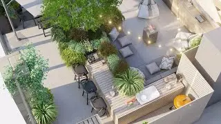Благоустройство террасы, 50 м2
