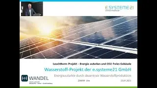 [H2-Wandel] H2 Pioniere: Norbert Unterharnscheidt mit e.systeme 21