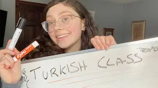 ASMR welcome to turkish class! (teacher roleplay) (türkçe dersine hoşgeldiniz!) (öğretmen) #2