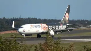SUN EXPRESS SPECIAL LIVERY | NEWCASTLE AIRPORT PLANESPOTTING 4K