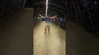 Tunnel of lights with love♥️ #trending #viral #babyboy #christmas #baby