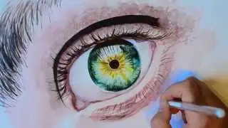Realistic Eye - Watercolor